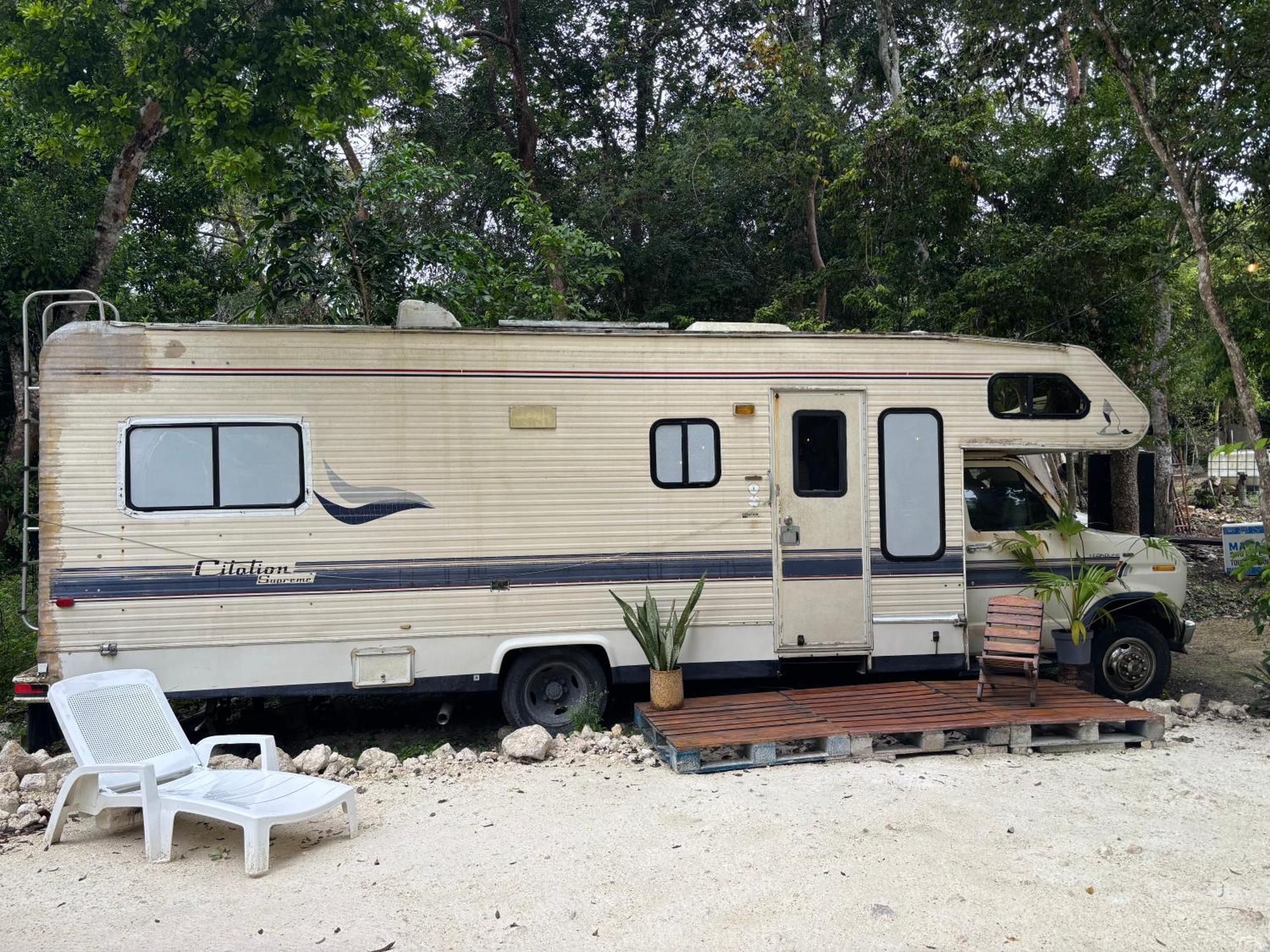 Momotoh Camper Hotel Xpujil Exterior foto